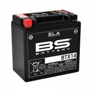 BS YTX14-BS SLA accu voor Honda RVF 750 RC45