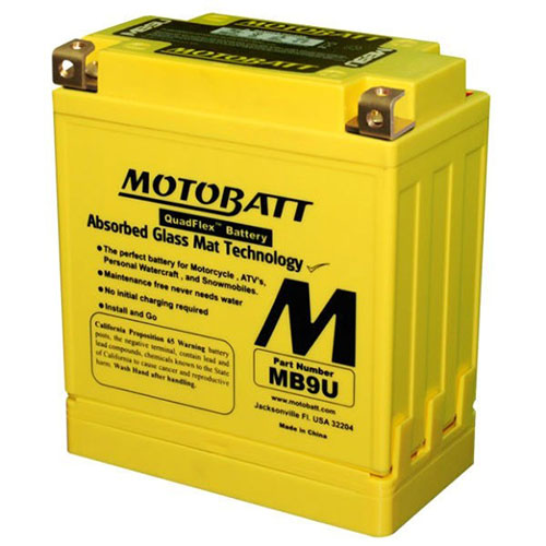 MotoBatt MB9U voor Yamaha AT1