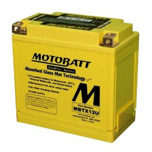 MotoBatt MBTX12U voor Yamaha YFM 300 Grizzly