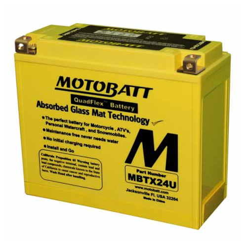 MotoBatt MBTX24U voor Yamaha XV 920 Virago