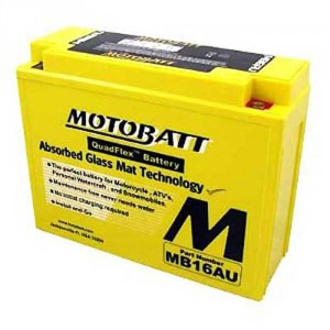 MotoBatt MB16AU voor Yamaha XV 750 Virago