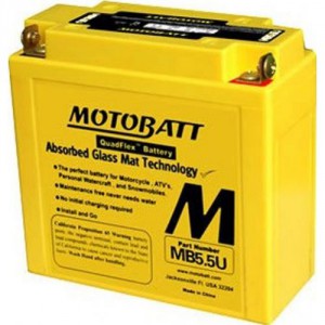 MotoBatt MB5.5U voor Kawasaki S2 350