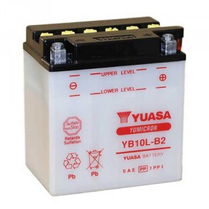 Yuasa YB10L-B2 voor Piaggio Hexagon Super 180 GTX