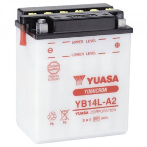 Yuasa YB14L-A2 voor Yamaha FZR 1000