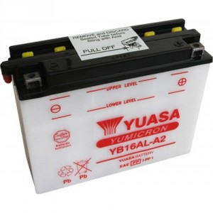 Yuasa YB16AL-A2 voor Yamaha XV 750 Virago