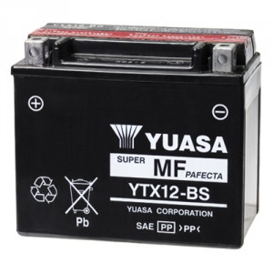 Yuasa YTX12-BS voor Aprilia Pegaso 650