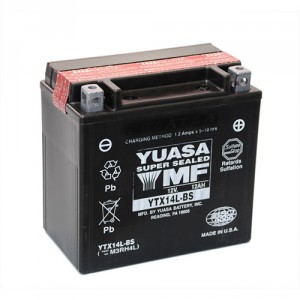 Yuasa YTX14L-BS voor Buell 1125 R