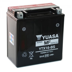 Yuasa YTX16-BS voor Kawasaki Vulcan VN 1500 Drifter