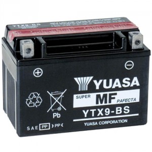 Yuasa YTX9-BS voor Vespa ET4 125