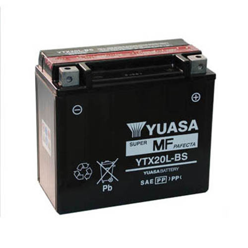 Yuasa YTX20L-BS voor Yamaha XVS 1300 A Midnight Star