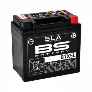 BS YTX5L-BS SLA Accu voor Aprilia RS4 50