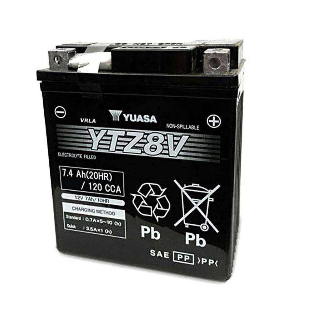 Yuasa YTZ8V accu onderhoudsvrij voor Honda CB 500 XA