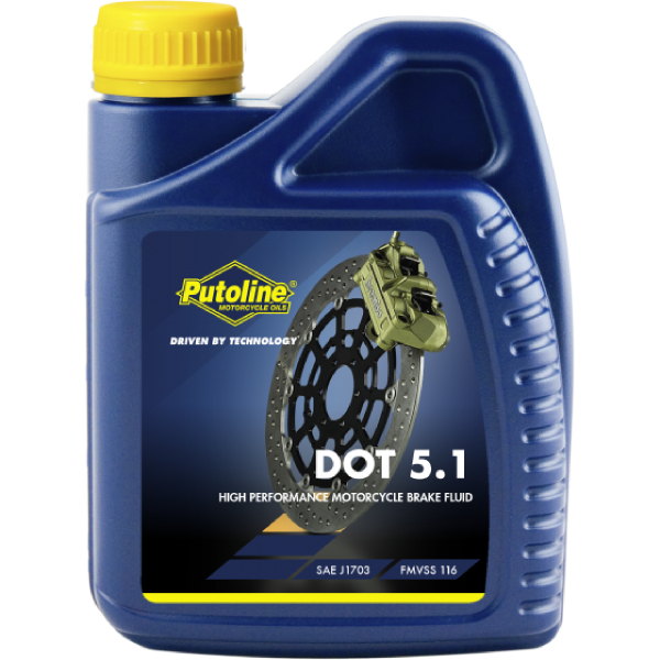 Putoline 500 ml flacon Putoline Brakefluid DOT 5.1