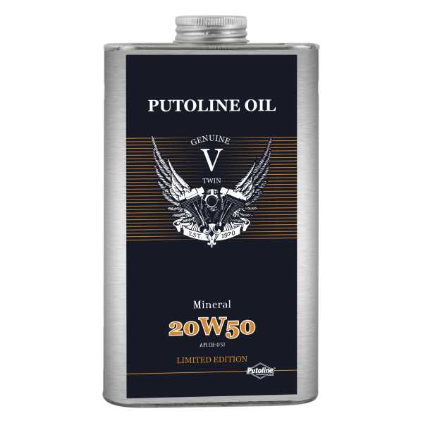 Putoline Genuine V-Twin 20W50 Mineraal 1L