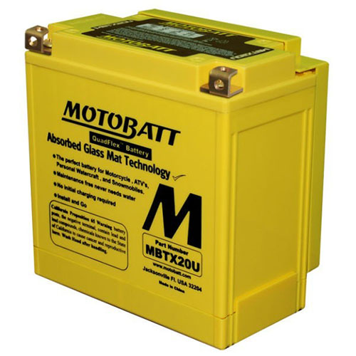 MotoBatt MBTX20U voor Harley-davidson Fat Bob FXEF