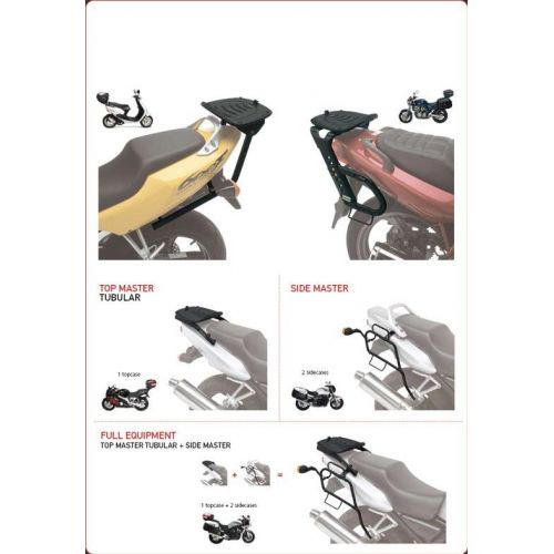 Shad Zij en Topkofferrek Set voor Yamaha TDM 850