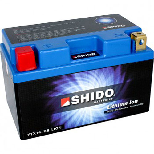 Shido LTX14-BS Lithium Ion accu