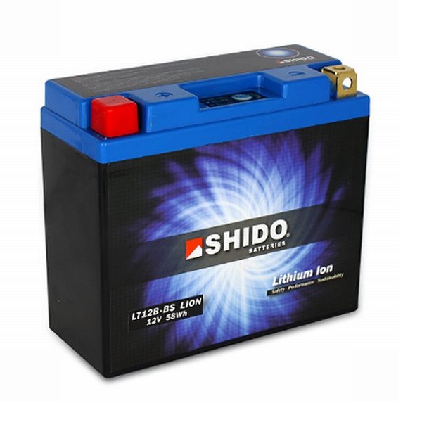 Shido LT12B-BS Lithium Ion accu voor Ducati 999
