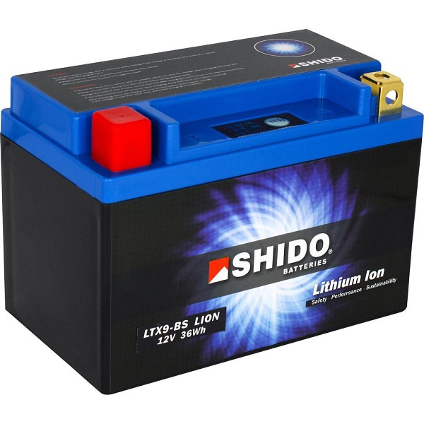 Shido LTX9-BS Lithium Ion accu voor Suzuki GSR 600