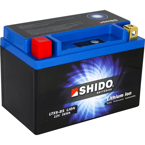 Shido LTX9-BS Lithium Ion accu voor Triumph Daytona 675