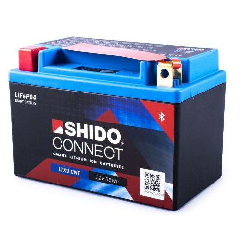 Shido LTX9-BS Lithium Ion accu voor Kawasaki Estrella