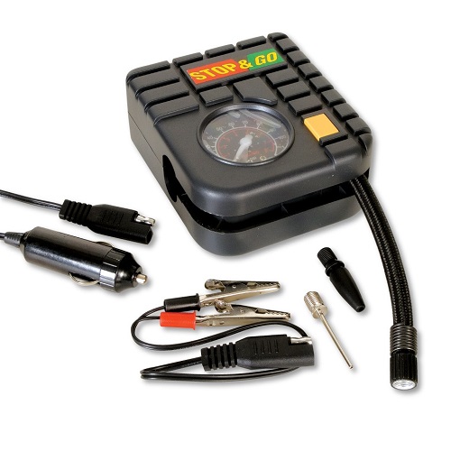 Stop & Go Banden Reparatieset Met Mini-Lucht Compressor