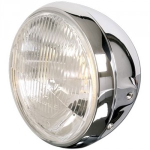 7 Inch British Style Koplamp Chroom