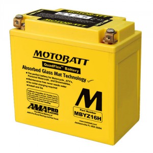 MotoBatt MBYZ16H voor Ducati 1098