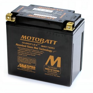 MotoBatt MBYZ16HD voor Bmw F 800 GS