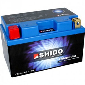 Shido LTX14-BS Lithium Ion accu voor Vespa GTS 300