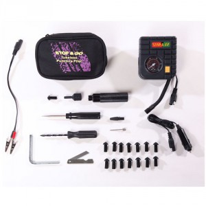 Stop & Go Banden Reparatieset Met Mini-Lucht Compressor