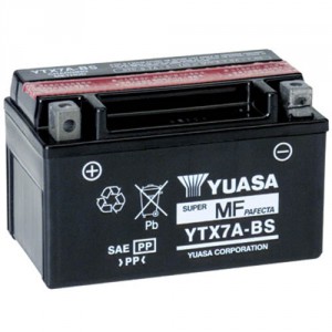 Yuasa YTX7A-BS voor Aprilia RXV 550