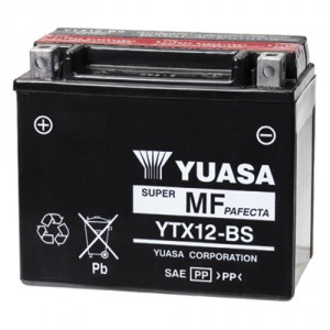 Yuasa YTX12-BS voor Gilera Nexus 300