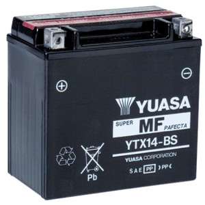 Yuasa YTX14-BS voor Honda RVF 750 RC45