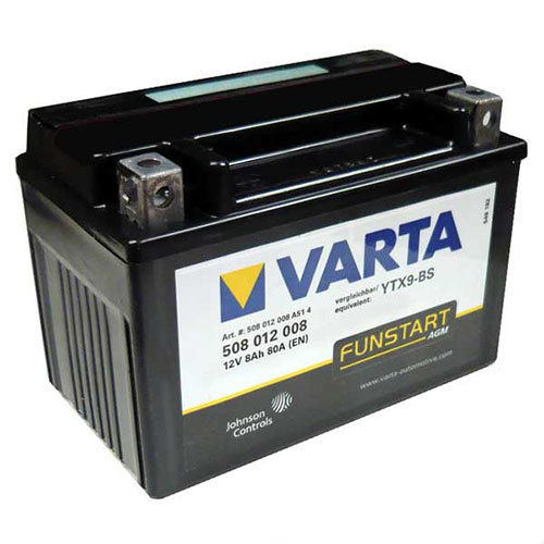 Varta YTX9-BS voor Ktm 400 EGS