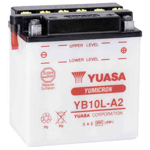 Yuasa YB10L-A2 voor Yamaha XV 125 Virago