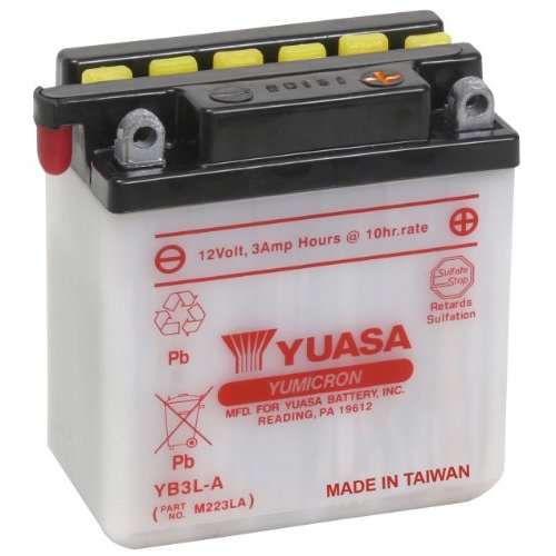 Yuasa YB3L-A voor Yamaha DT 50