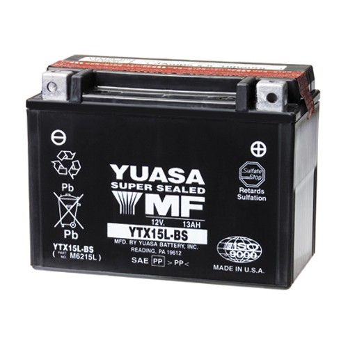 Yuasa YTX15L-BS voor Moto guzzi V10 Centauro