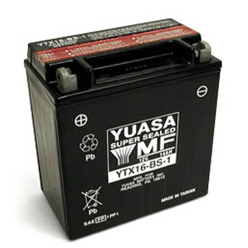 Yuasa YTX16-BS-1 voor Suzuki LT-F 500 Quadrunner
