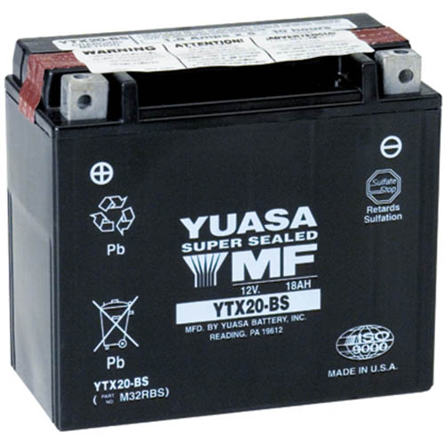 Yuasa YTX20-BS voor Harley-davidson Fat Bob FXEF