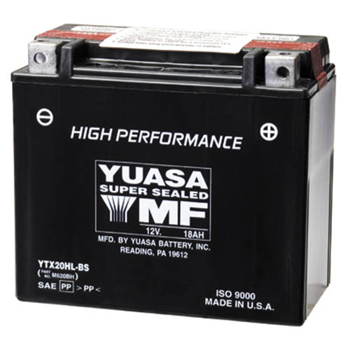 Yuasa YTX20HL-BS voor Yamaha XVS 1300 A Midnight Star