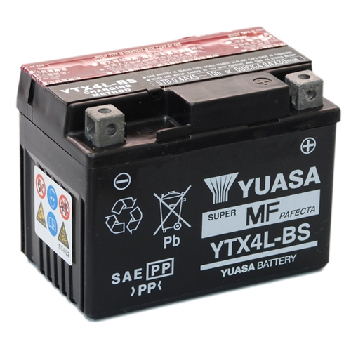 Yuasa YTX4L-BS voor Daelim Cordi