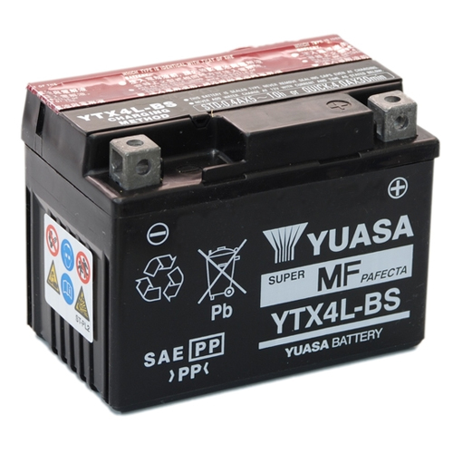 Yuasa YTX4L-BS voor Sym Red Devil 25